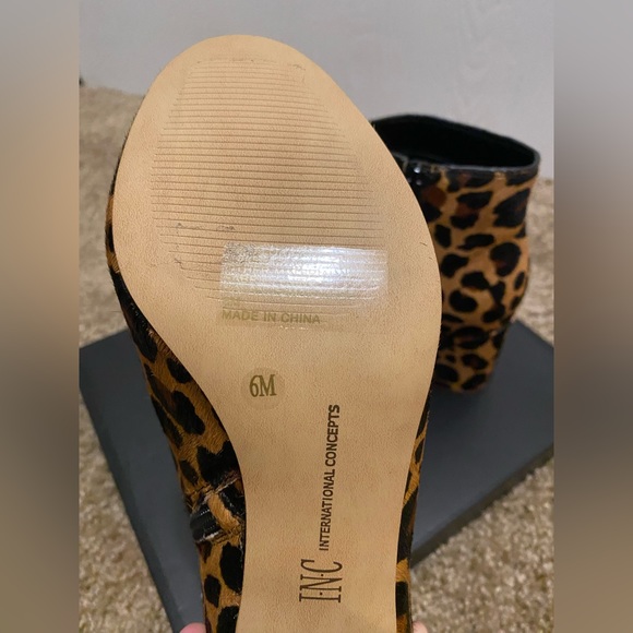 INC Leopard Booties - Picture 4 of 5
